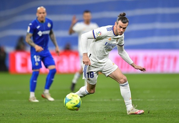 Bale en acción con Real Madrid frente a Getafe. Getty.