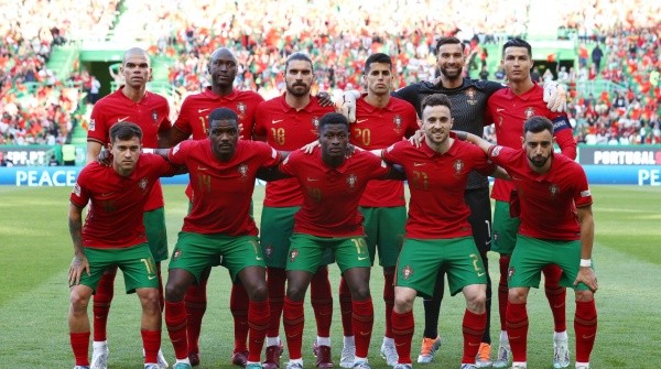 Portugal players / Carlos Rodrigues/Getty Images