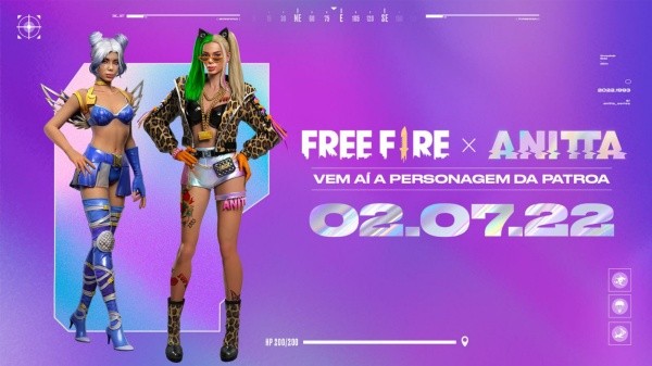 A Patroa”: Anitta vai virar personagem do jogo Free Fire