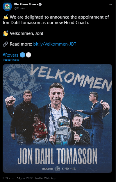 Jon Dahl Tomasson Blackburn Rovers