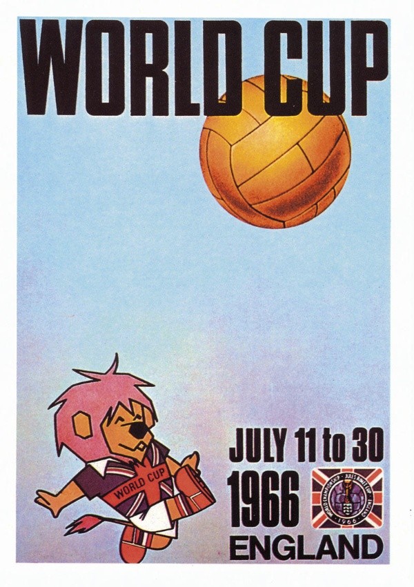 Así fue el cartel oficial del Mundial de Inglaterra.