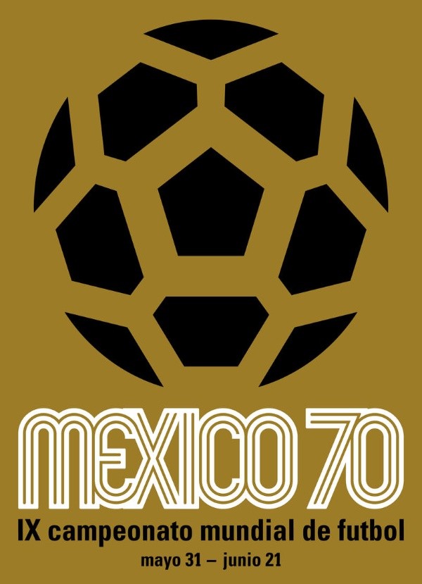 El cartel del Mundial 1970.