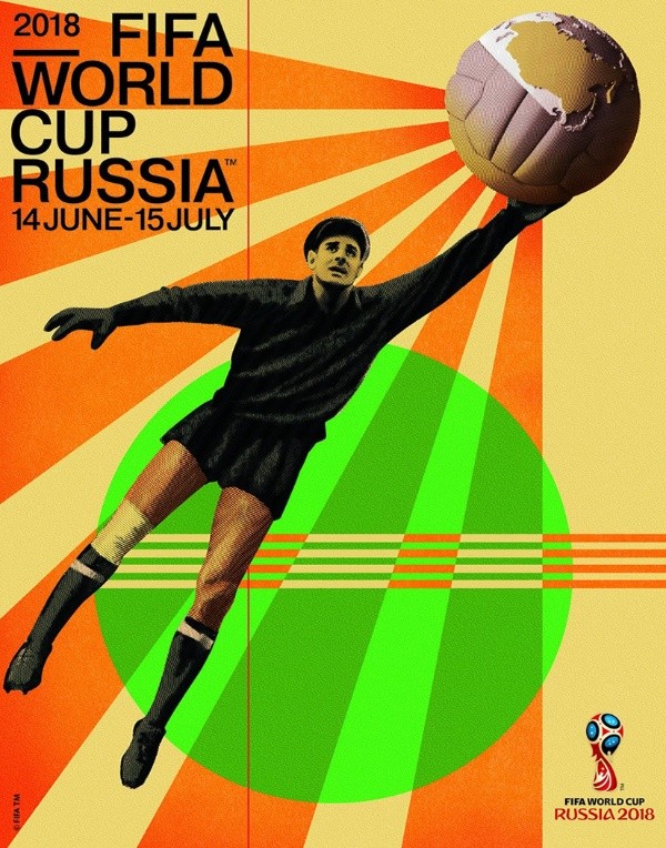 El cartel de la Copa del Mundo de Rusia.