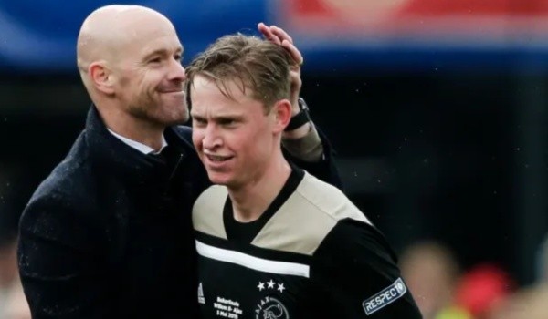 Erik Ten Hag y Frenkie De Jong: Getty