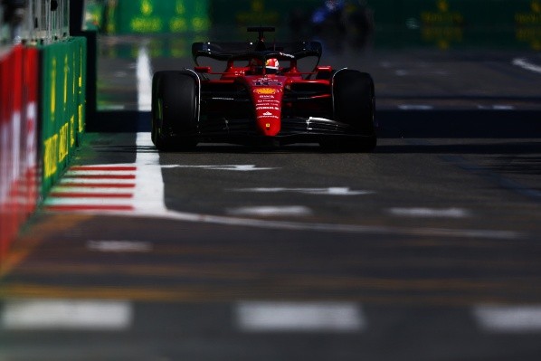 Charles Leclerc en el Gran Premio de Azerbaiyán (Getty Images)