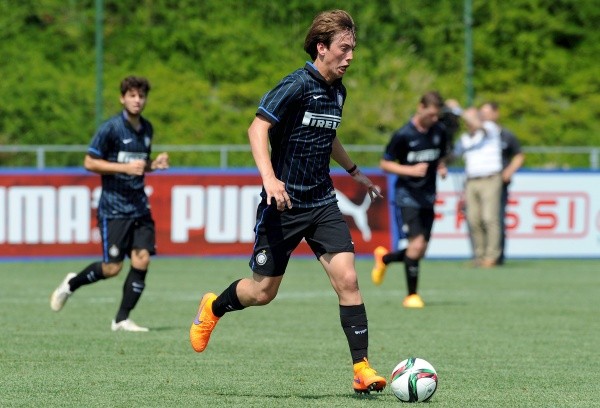 Paulino de la Fuente en 2015 jugando para el Inter (Getty Images)