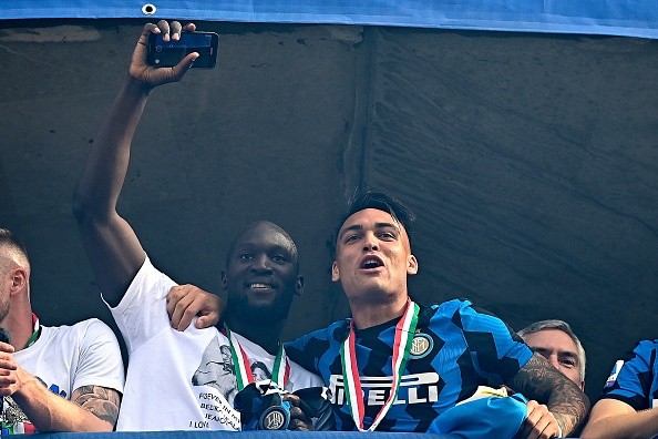 Lukaku y Martínez, una dupla de oro en Inter. Getty.