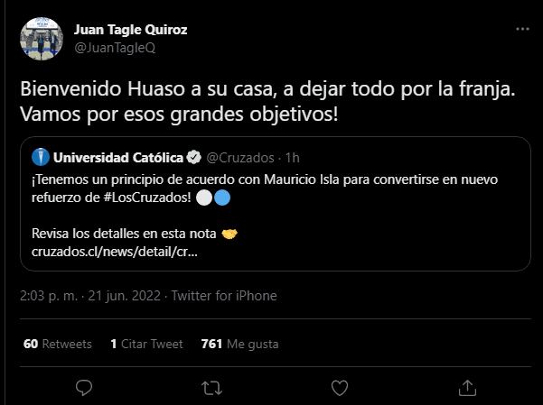 Juan Tagle Twitter