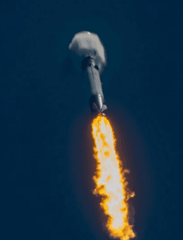 Foguete que gerou as luzes seriam detritos de foguete lançado pelo SpaceX (Reprodução/Instagram@spacex)
