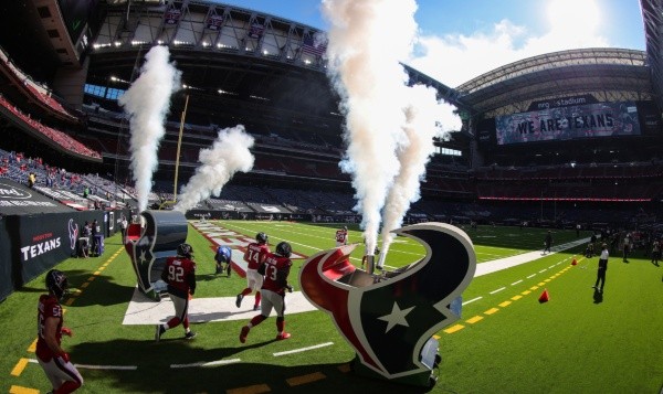 HOUSTON, TEXAS - DECEMBER 06: The Houston Texans take the field prior to the game against the Indianapolis Colts at NRG Stadium on December 06, 2020 in Houston, Texas. (Photo by Carmen Mandato/Getty Images)