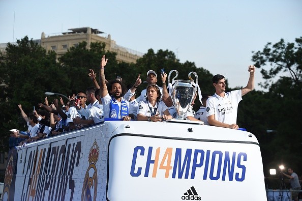 Festejo de Real Madrid por la Champions League 14. Getty