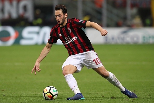 Calhanoglu en Milan. Getty