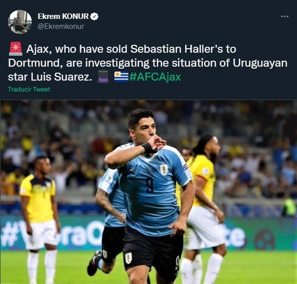 Suárez estaría en la mira del Ajax