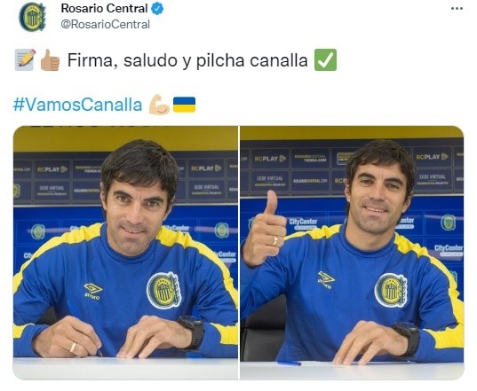 Foto: TW / Rosario Central