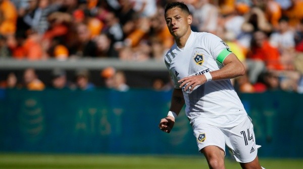 Javier &quot;Chicharito&quot; Hernandez of Los Angeles Galaxy / Bob Levey/Getty Images