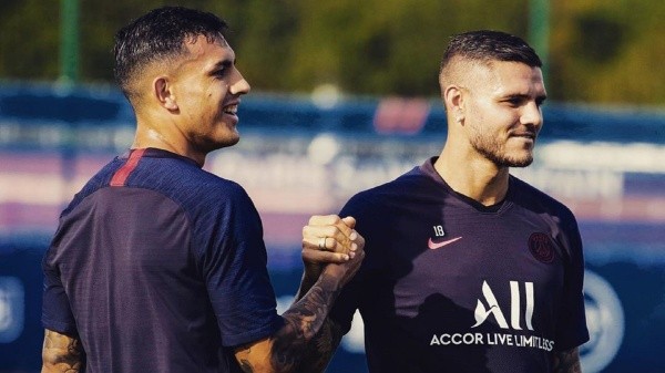 Leandro Paredes y Mauro Icardi: Getty