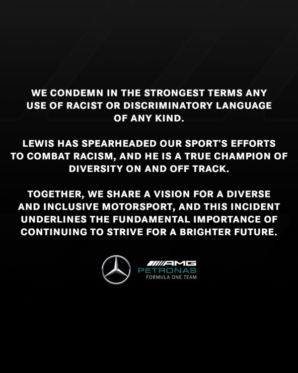 Comunicado de Mercedes