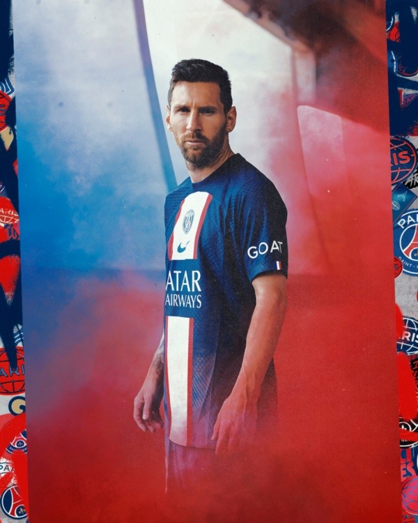 Lionel Messi, una de las caras en la presentación de la nueva camiseta de PSG