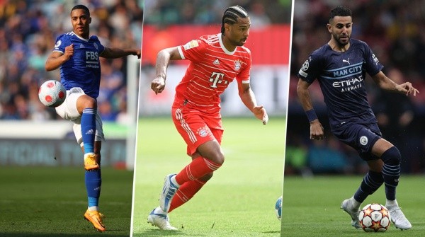 Tielemans, Gnabry y Mahrez, en la órbita de Real Madrid. Getty.