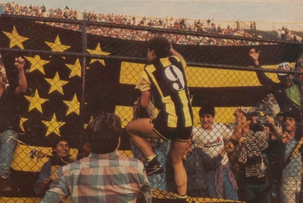 Aguirre con Peñarol (TW Peñarol)