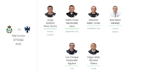 Designación arbitral de la FMF