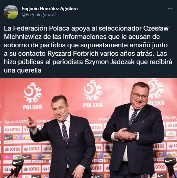 Czesław Michniewicz, entrenador de Polonia