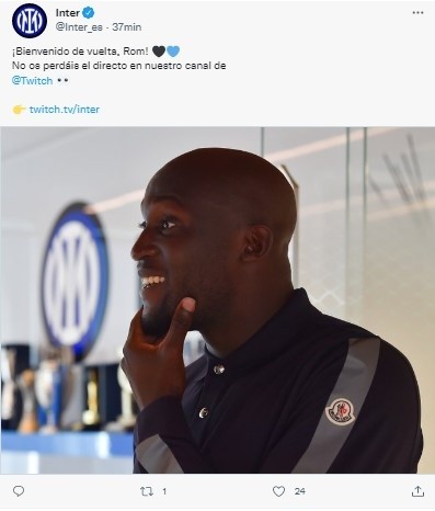 Fuente: Twitter Oficial Inter (@Inter)