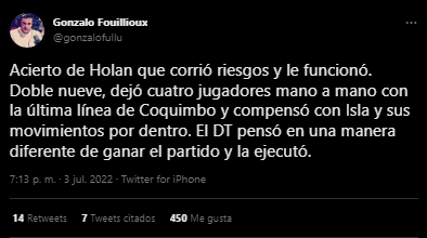 Gonzalo Fouillioux Twitter