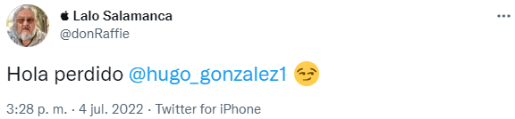 Afición pide a Hugo González por sobre Luis Cárdenas. (Twitter)