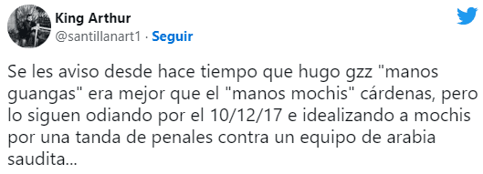 Afición pide a Hugo González por sobre Luis Cárdenas. (Twitter)