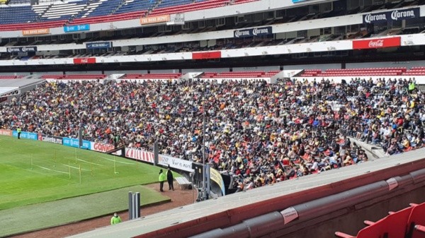 Liga MX: Club América se entrenó en el Estadio Azteca acompañado por una  multitud