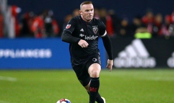 Wayne Rooney #9 of D.C. United dribbles the ball during an MLS First Round Playoff game against Toronto FC at BMO Field on October 19, 2019 in Toronto, Canada. (Photo by Vaughn Ridley/Getty Images)