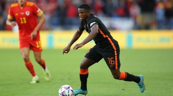 Tyrell Malacia, lateral izquierdo de la selección de Países Bajos (Getty Images)