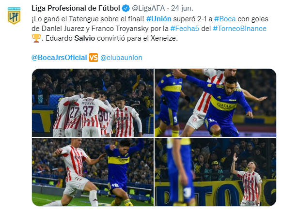 El único gol que Boca marcó en los últimos 360 minutos, lo anotó Eduardo Salvio.