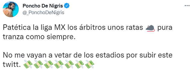 Poncho De Nigris se descargó contra la Liga MX.