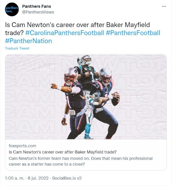 Is Cam Newton's NFL career over, after Panthers add Baker Mayfield?, UNDISPUTED