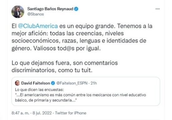 Twitter Santiago Baños