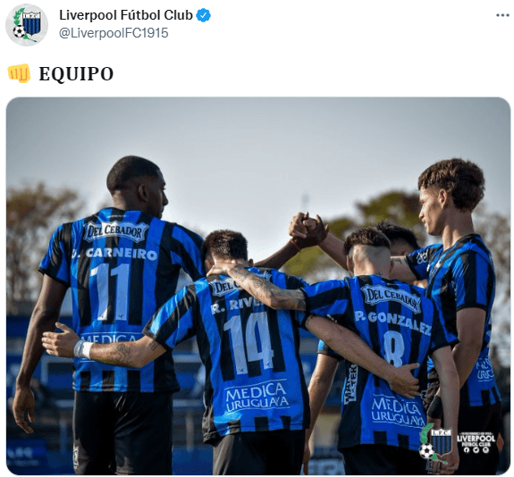 Carneiro jugó este fin de semana en Liverpool. (@LiverpoolFC1915)