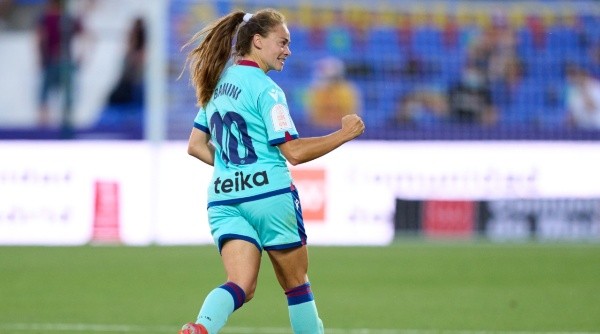 Banini marcó un gol en la final perdida por Levante en la Copa de la Reina 2019 (Getty Images)