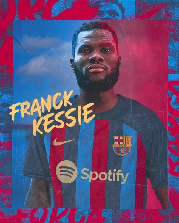 Kessie. Twitter de Barcelona.