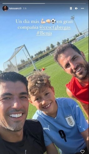 Storie de Suárez. Instagram.