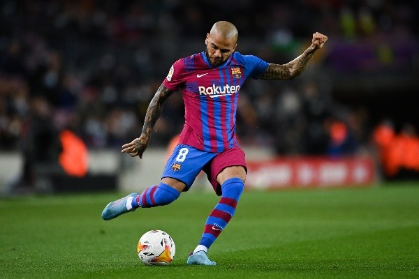 Dani Alves en Barcelona, el último equipo en el que jugó hasta el momento. Getty