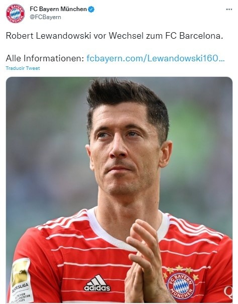 Lewy el de la despedida. Getty.