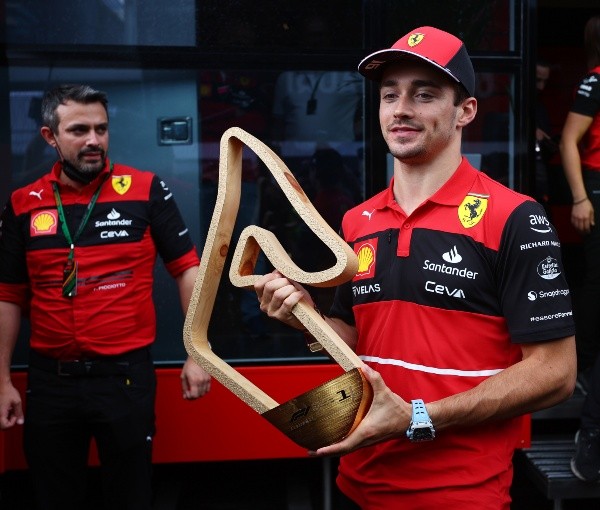 Charles Leclerc se llevó el último GP en Austria (Getty Images)