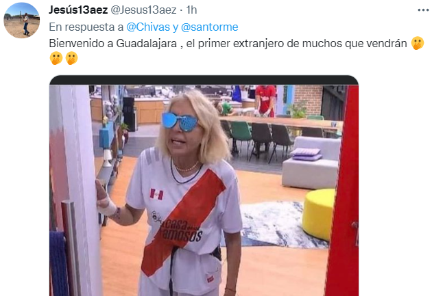 Afición de Chivas contra Ormeño en Twitter.