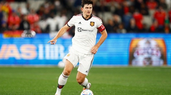 Maguire viene jugando y siendo capitán de Manchester United en los amistosos