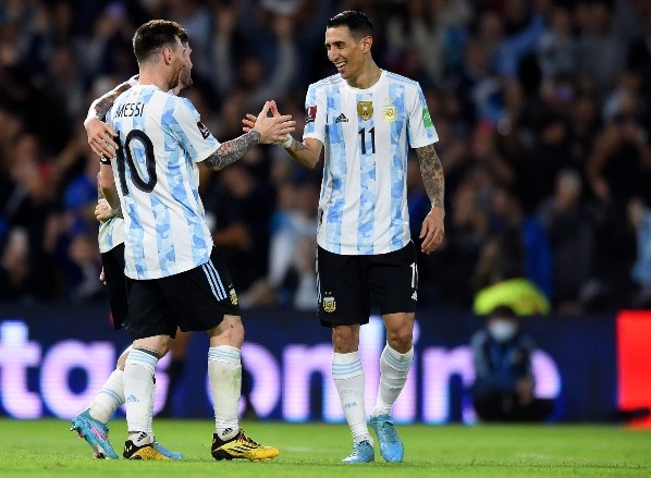 Foto: Marcelo Endelli/Getty Images - Messi e Di María estão entre os poucos remanescentes da Argentina presentes na Copa de 2018