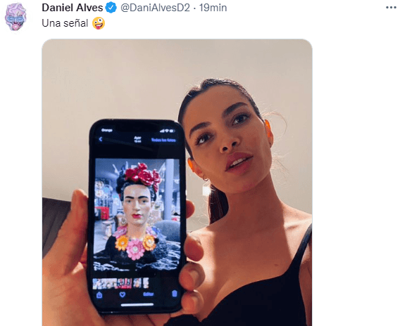 Dani Alves ilusionó a Pumas con su publicación. (@DaniAlvesD2)