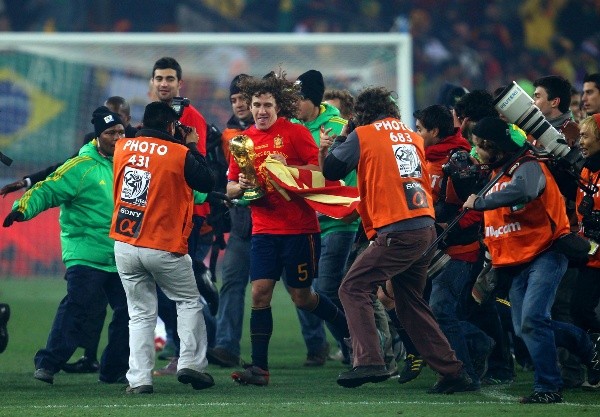 Carles Puyol fue un baluarte para el título de España en Sudáfrica 2010. (Foto: Getty Images)