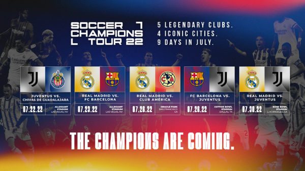 Todos los detalles del Soccer Champions Tour.